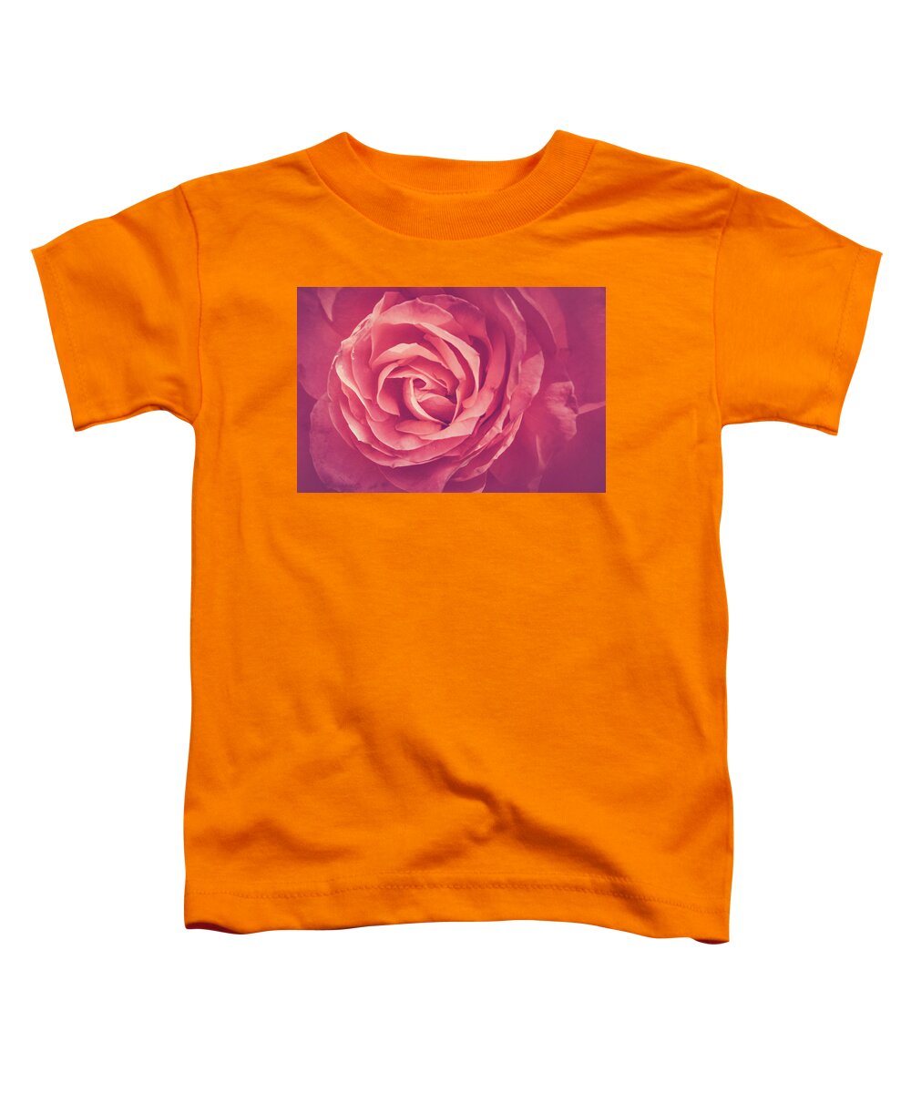 Rose Toddler T-Shirt featuring the photograph Blooms And Petals by Elvira Pinkhas