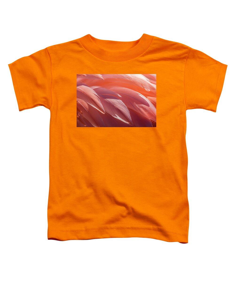 Abstract Toddler T-Shirt featuring the photograph Pink Flamingo by Holly Ross