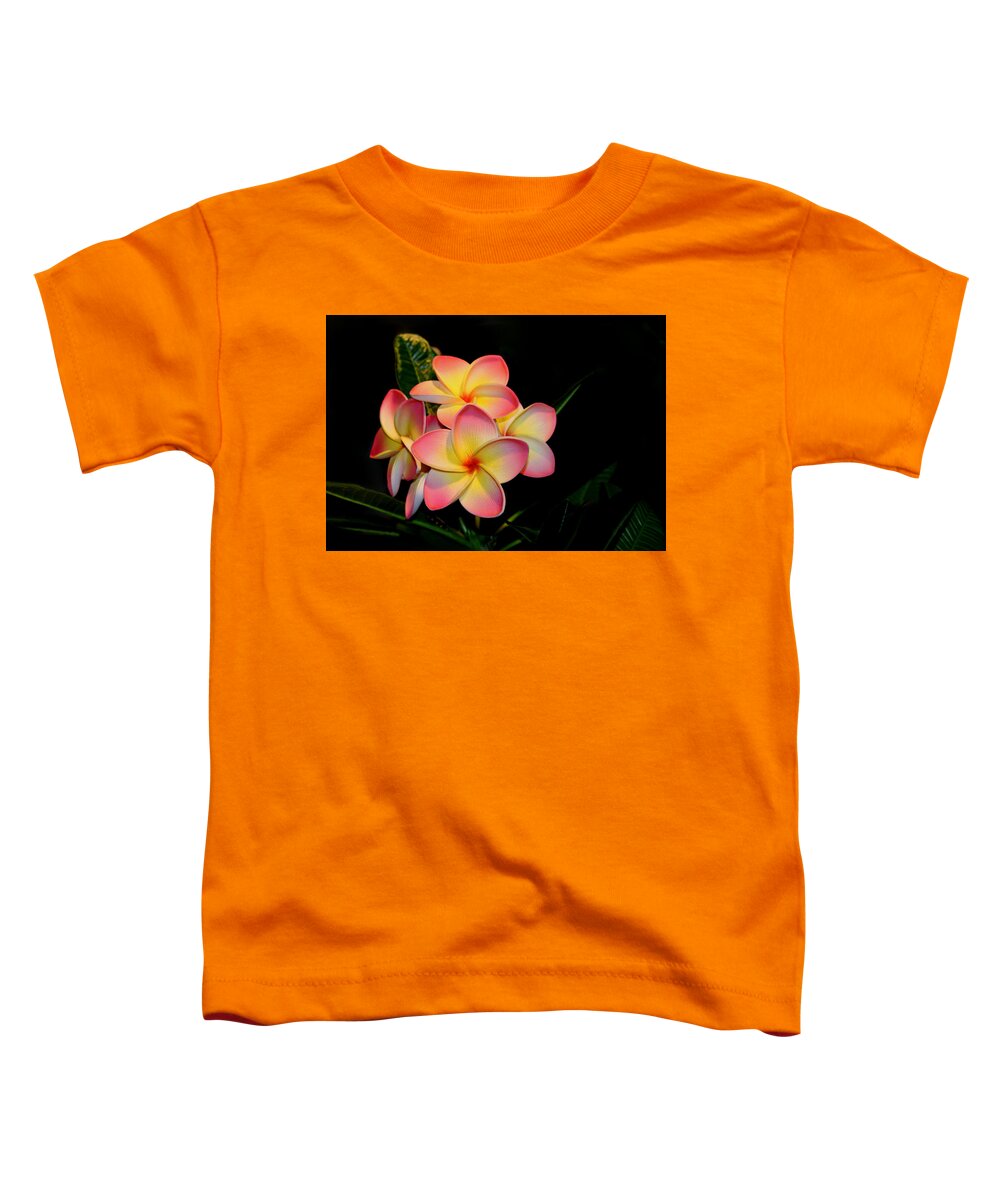 Plumeria Toddler T-Shirt featuring the photograph Plumeria by Living Color Photography Lorraine Lynch