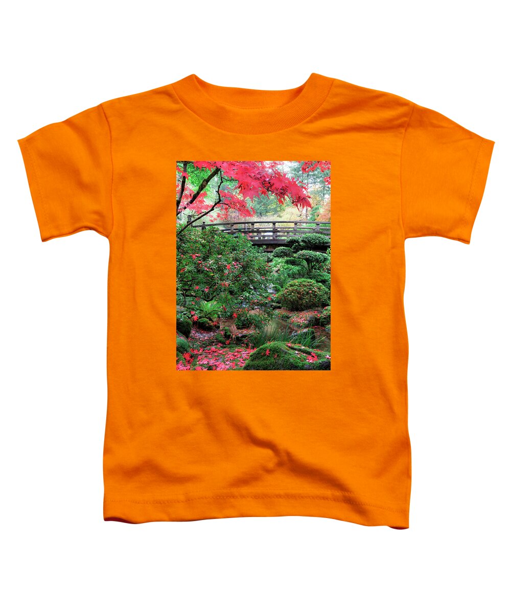 Garden Toddler T-Shirt featuring the photograph Portland Garden by Raf Winterpacht