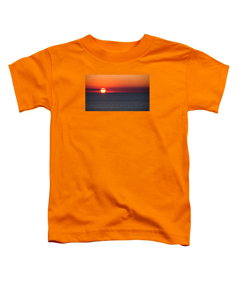 Sunset Toddler T-Shirt featuring the photograph Pour Some Sunset by Charles McCleanon