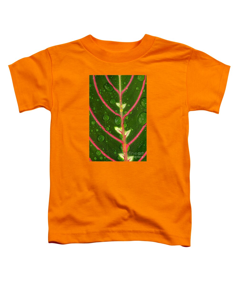 Nature Toddler T-Shirt featuring the photograph Prayer Plant Vertical by Karen Adams
