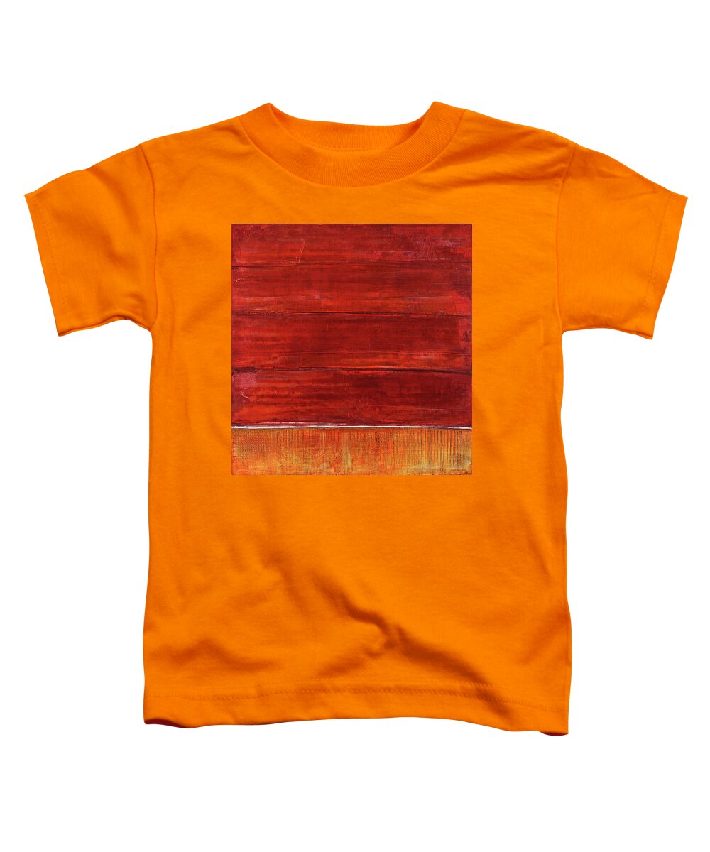 Abstract Prints Toddler T-Shirt featuring the painting Art Print Abstract 50 by Harry Gruenert