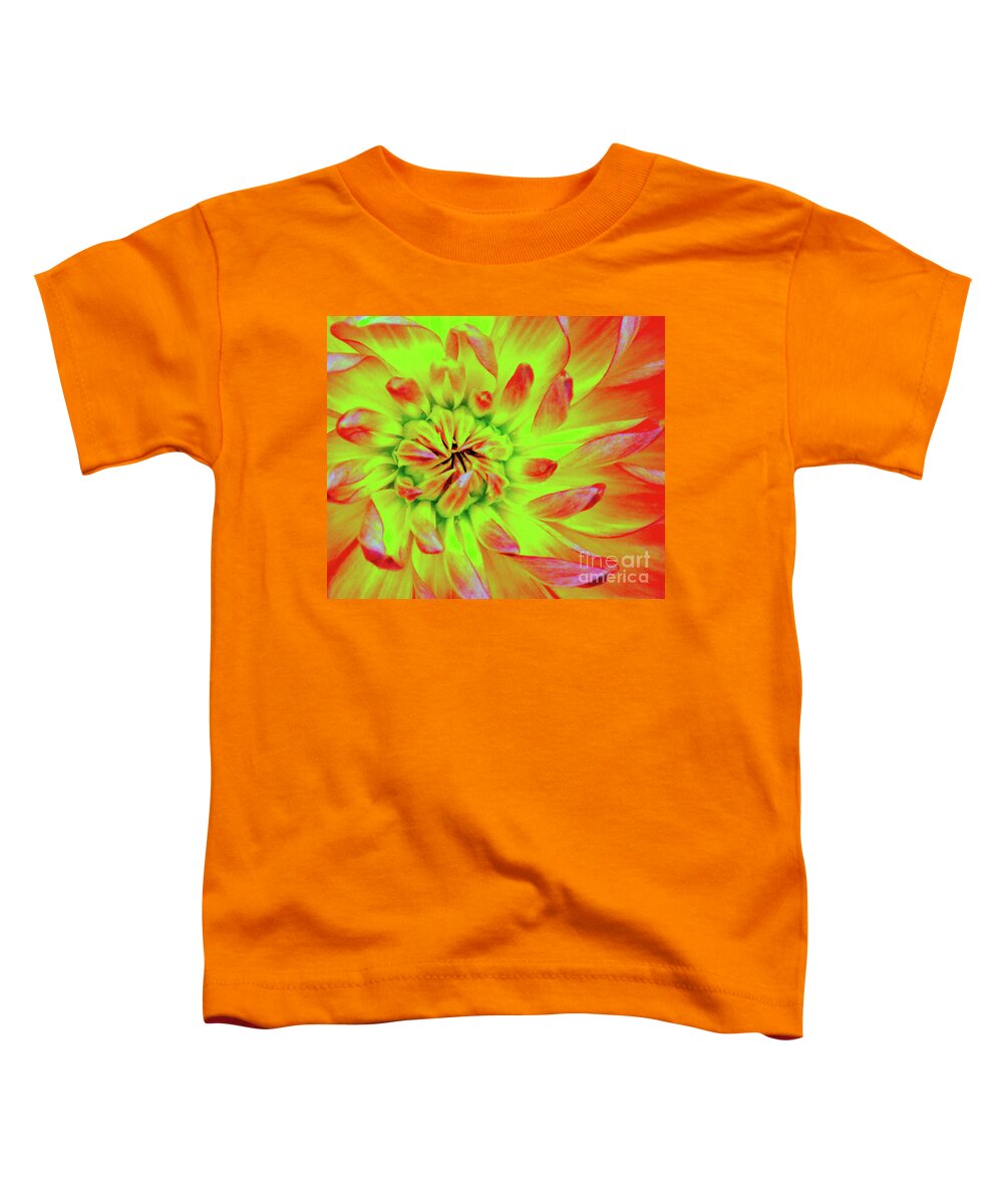 Backgrounds Toddler T-Shirt featuring the photograph Red Whirl by Brian O'Kelly