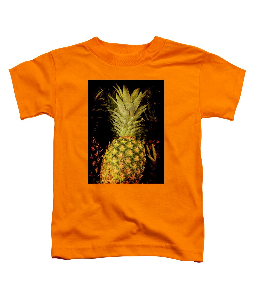 Renaissance Toddler T-Shirt featuring the photograph Renaissance Pineapple by Jennifer Wright