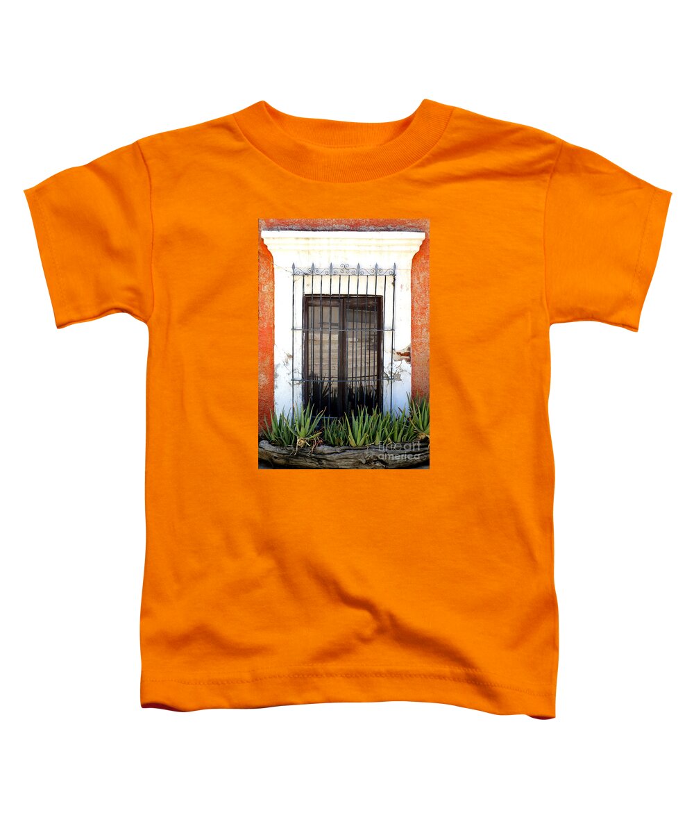 San Jose Del Cabo Toddler T-Shirt featuring the photograph San Jose Del Cabo Window 4 by Randall Weidner