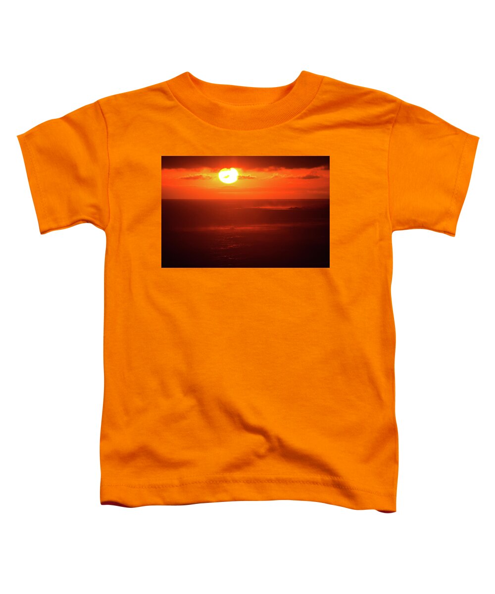 San Onofre State Beach Toddler T-Shirt featuring the photograph San Onofre State Beach Sunset by Kyle Hanson