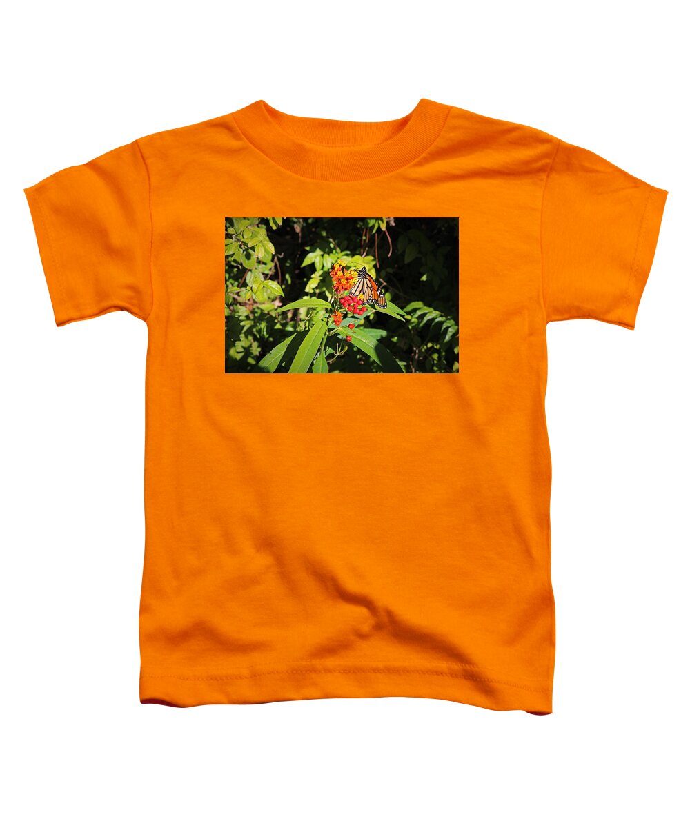 Monarch Toddler T-Shirt featuring the photograph She Danced by Michiale Schneider