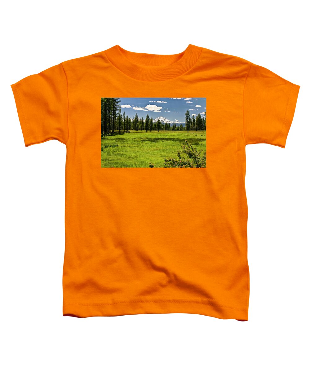 Scenic Toddler T-Shirt featuring the photograph Sisters Ranchland by Albert Seger