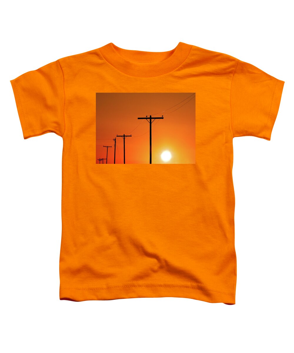 Electrical Toddler T-Shirt featuring the photograph Solar Electricity by Todd Klassy