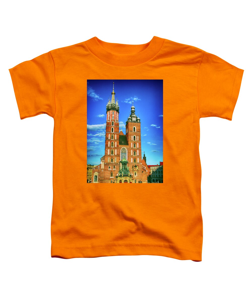 St Toddler T-Shirt featuring the photograph St. Mary's Basilica World Youth Day by Mariola Bitner