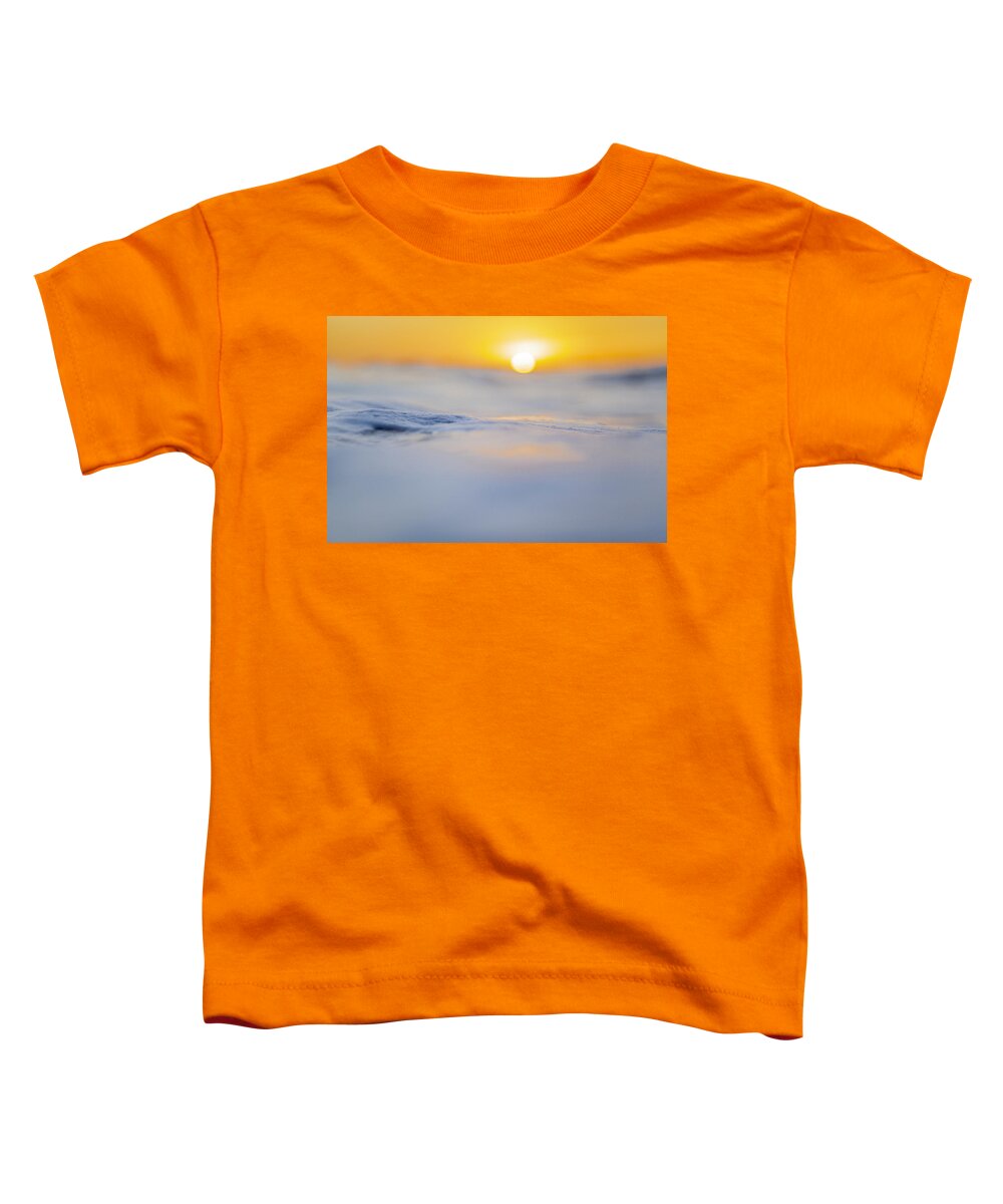 Wave Toddler T-Shirt featuring the photograph Sunny Side Up by Sean Davey