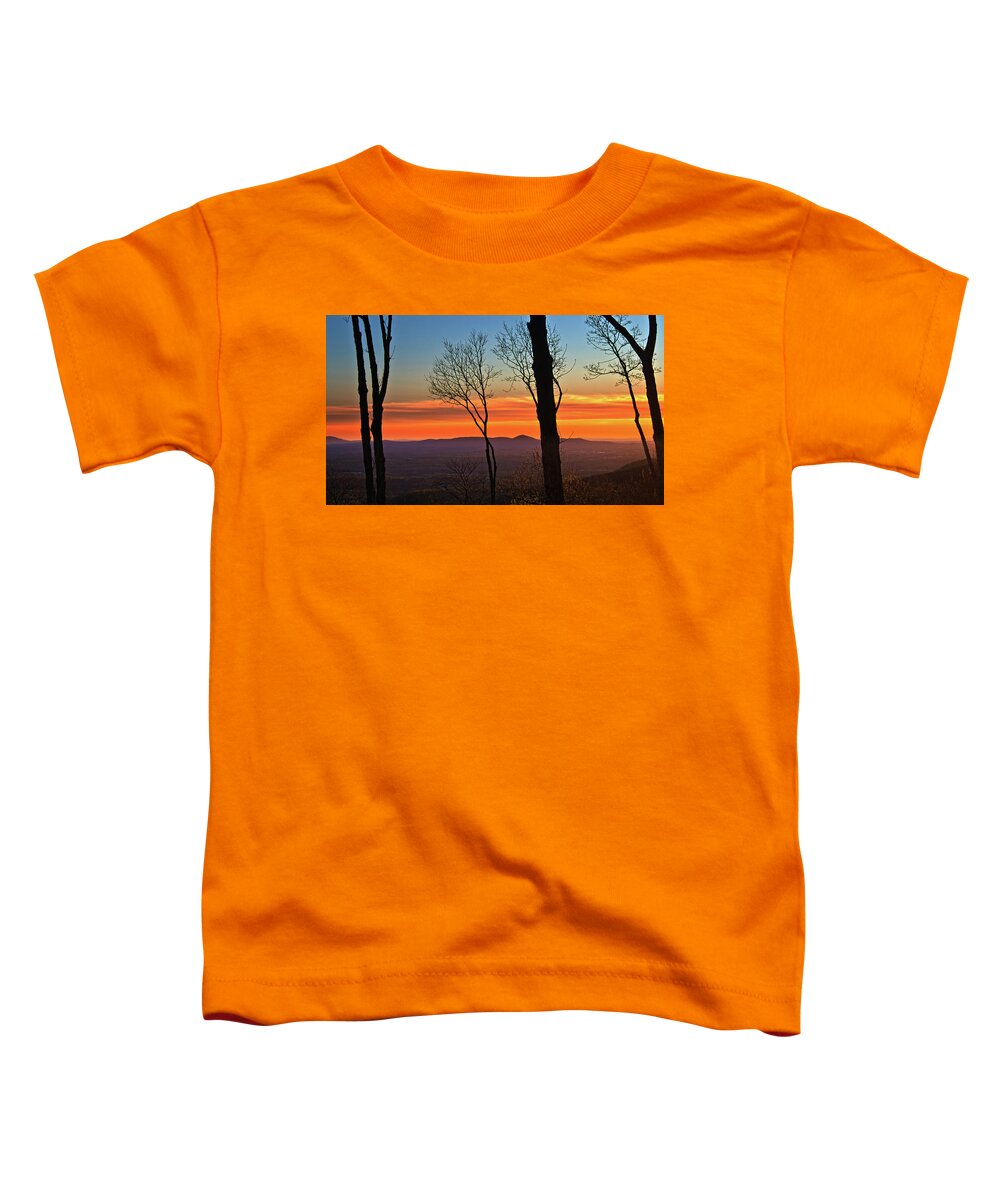 Sunset Toddler T-Shirt featuring the photograph Sunset Hues by George Taylor