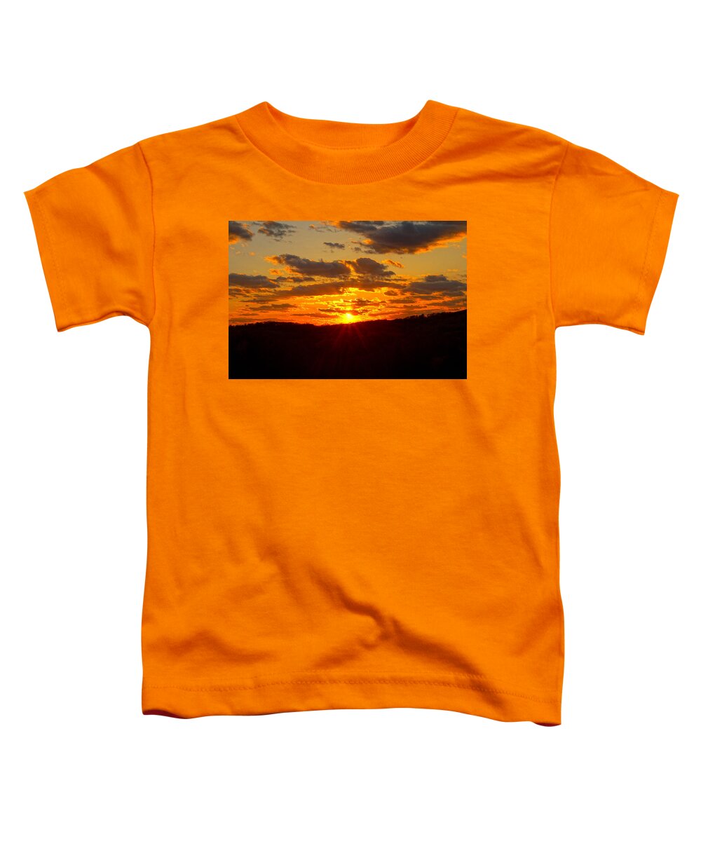 Sunset Toddler T-Shirt featuring the photograph Sunset - Oak Ridge, TN by Beth Collins