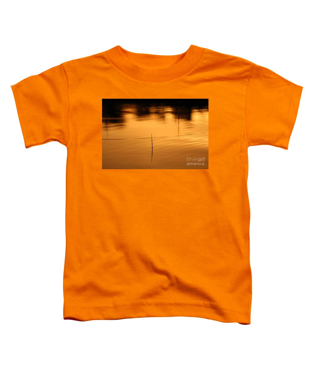 Sunset Toddler T-Shirt featuring the photograph Sunset on the water 2 by Deena Withycombe