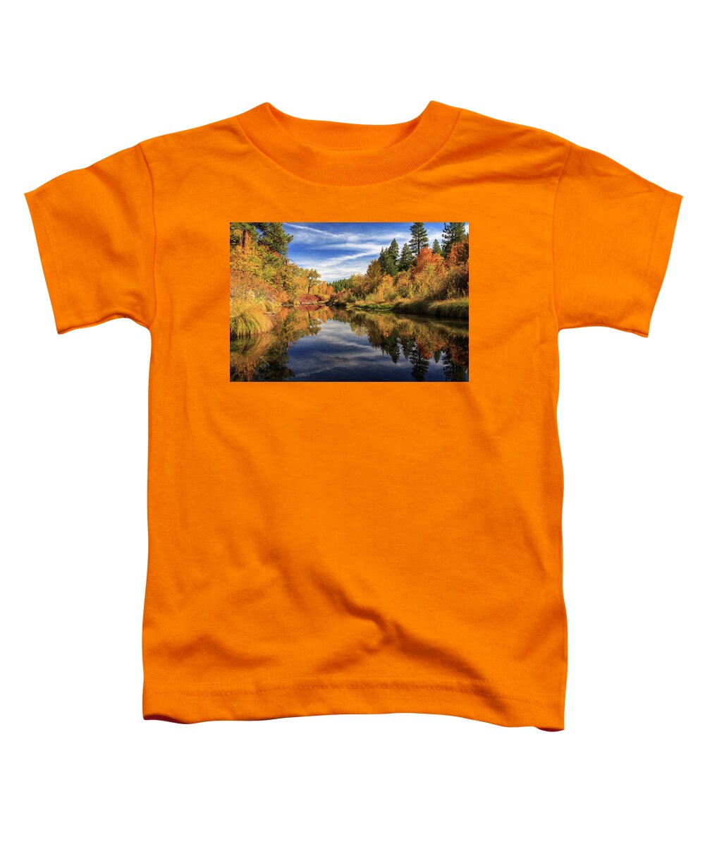 Autumn Toddler T-Shirt featuring the photograph Susan River 10-28-12 by James Eddy