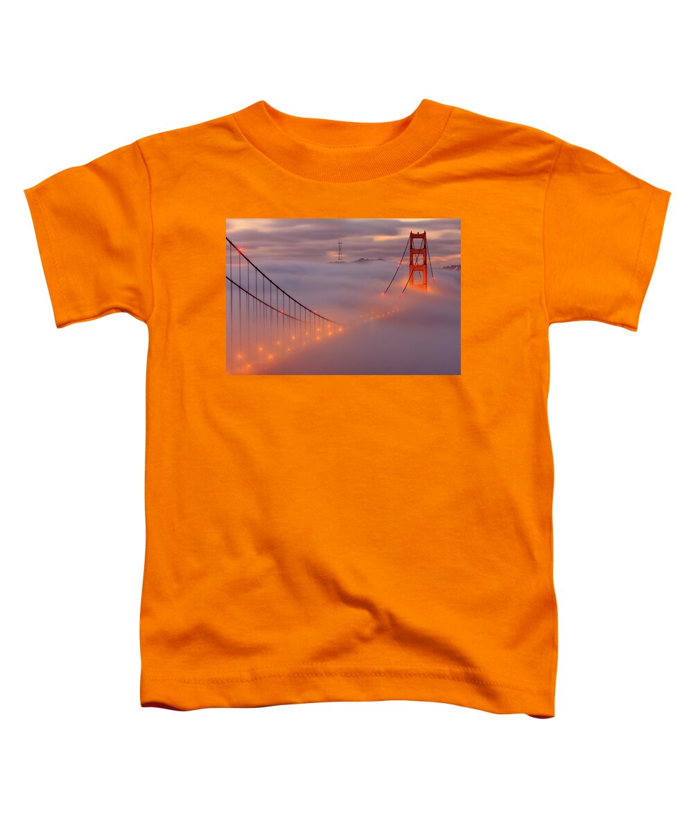 #faatoppicks Toddler T-Shirt featuring the photograph The Dance Above The Bridge by Erick Castellon