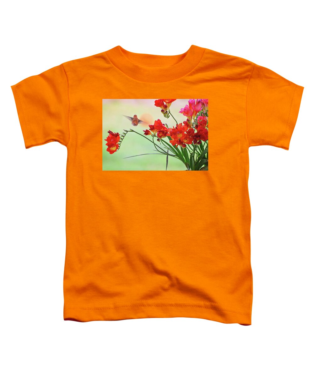 Hummingbird Toddler T-Shirt featuring the photograph The End by Lynn Bauer