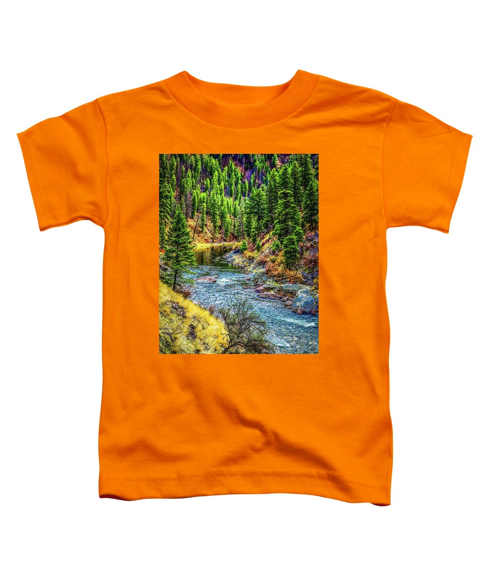 Riverscape Toddler T-Shirt featuring the photograph The River by Jason Brooks