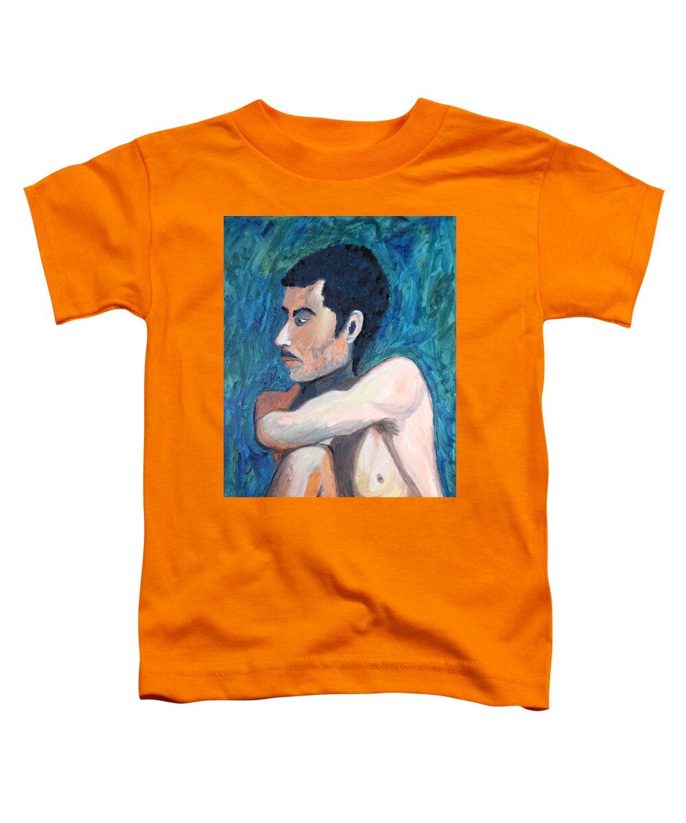 The Spaniard Toddler T-Shirt featuring the painting The Spaniard by Esther Newman-Cohen