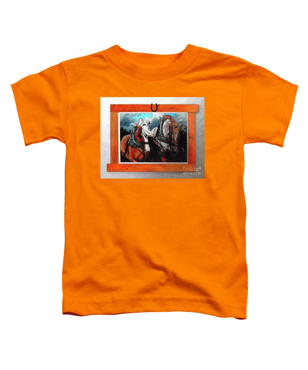 Black Diamond Toddler T-Shirt featuring the photograph This Is My Team by Al Bourassa