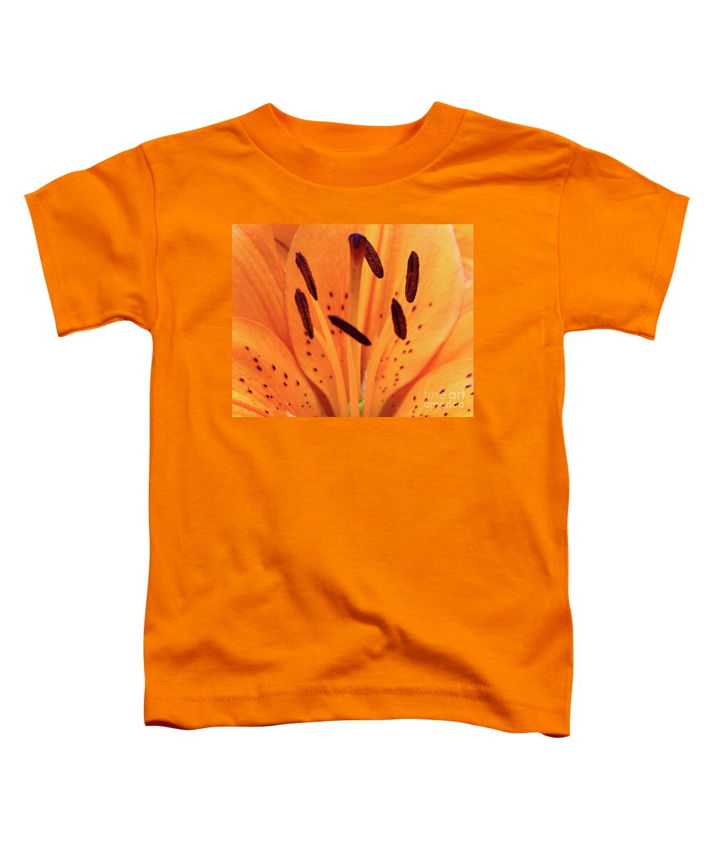Flora Toddler T-Shirt featuring the photograph Tiger Macro by Baggieoldboy