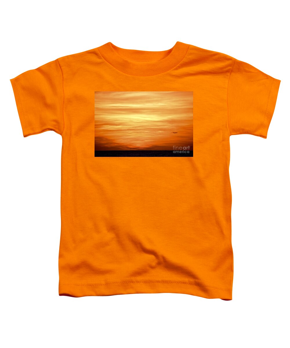 Sunset Toddler T-Shirt featuring the photograph Turneresque Sunset by Debra Banks