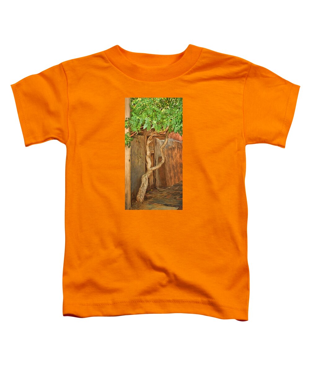 Twisted Tree Toddler T-Shirt featuring the photograph Twisted Tree - Wall by Nikolyn McDonald