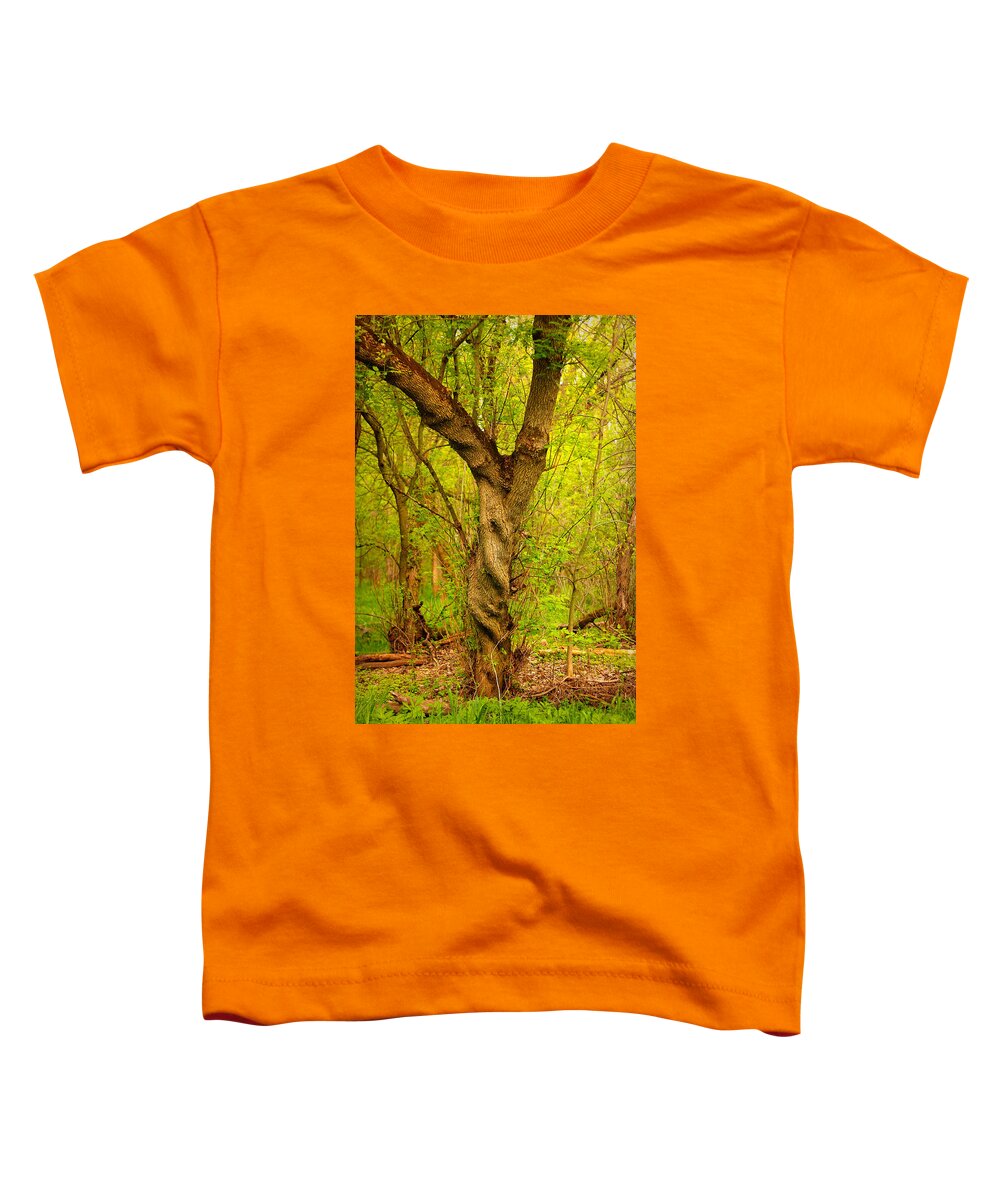 Tree Toddler T-Shirt featuring the photograph Twisted by Viviana Nadowski