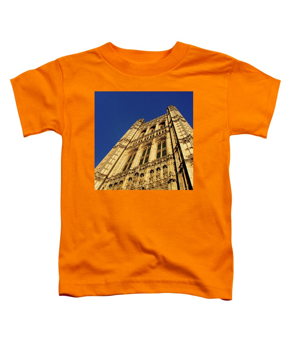 London Toddler T-Shirt featuring the photograph Westminster Palace, London by Misentropy