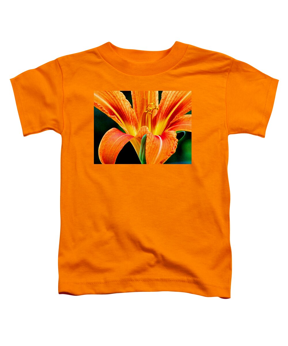 Flowers Toddler T-Shirt featuring the photograph Wild Tiger Lily by Steven Huszar