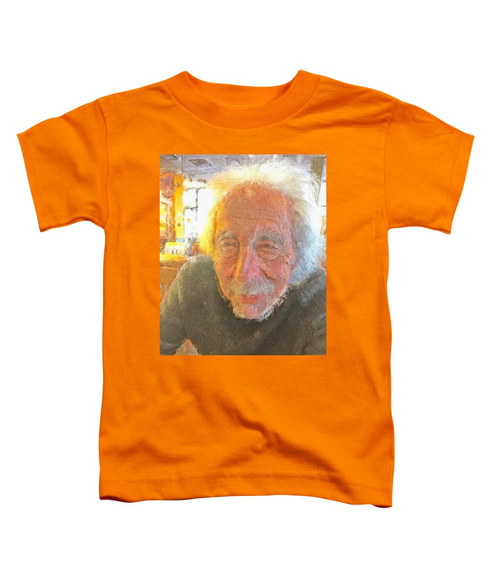 Photoshop Toddler T-Shirt featuring the digital art Without my glasses by Steve Glines