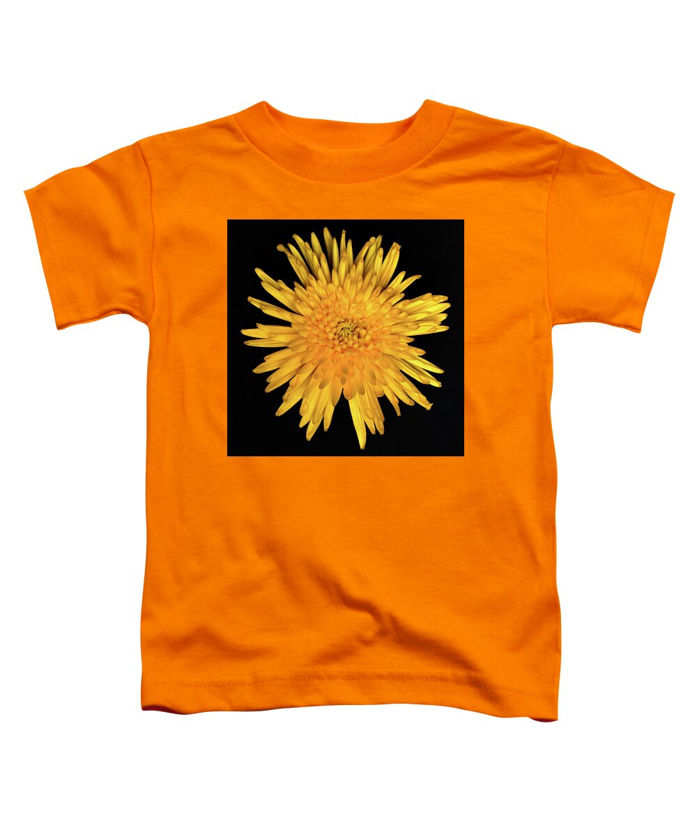 Macro Toddler T-Shirt featuring the photograph Yellow Flower Macro by Allin Sorenson
