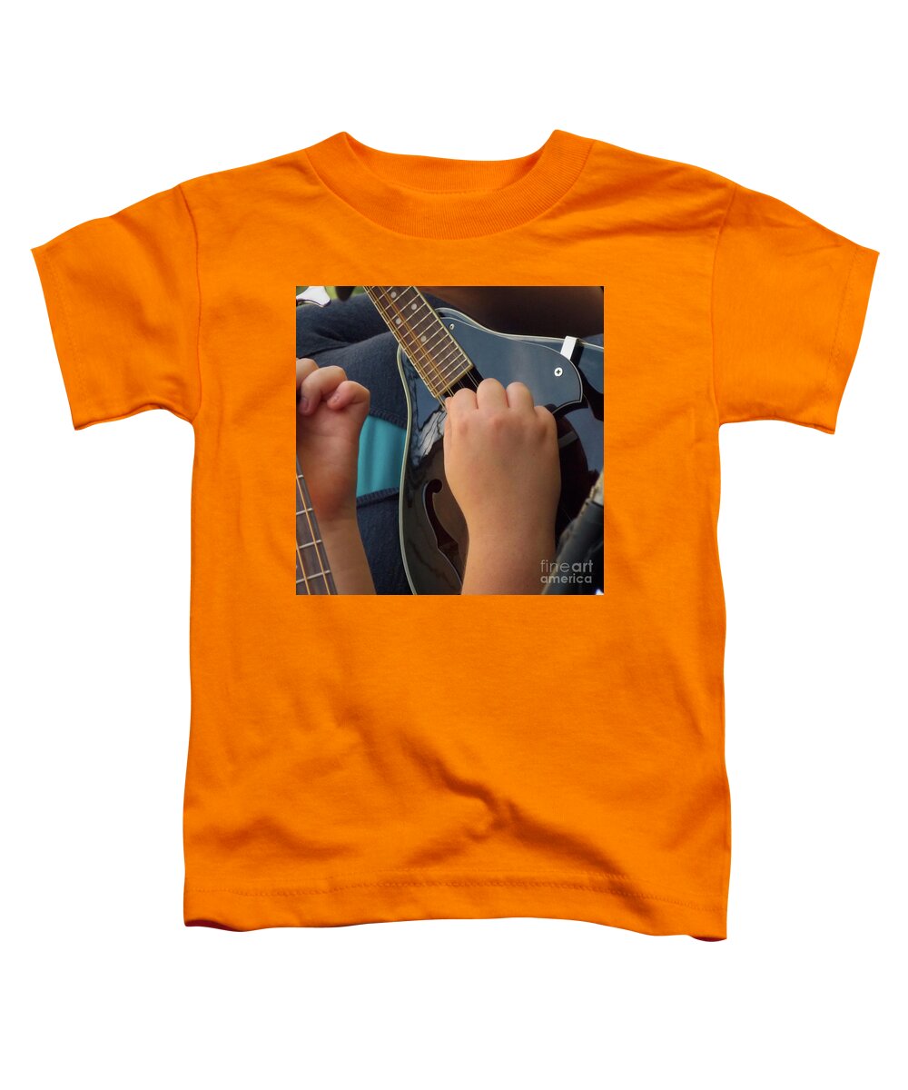 Scenic Tours Toddler T-Shirt featuring the photograph Youngsters Makin Music by Skip Willits
