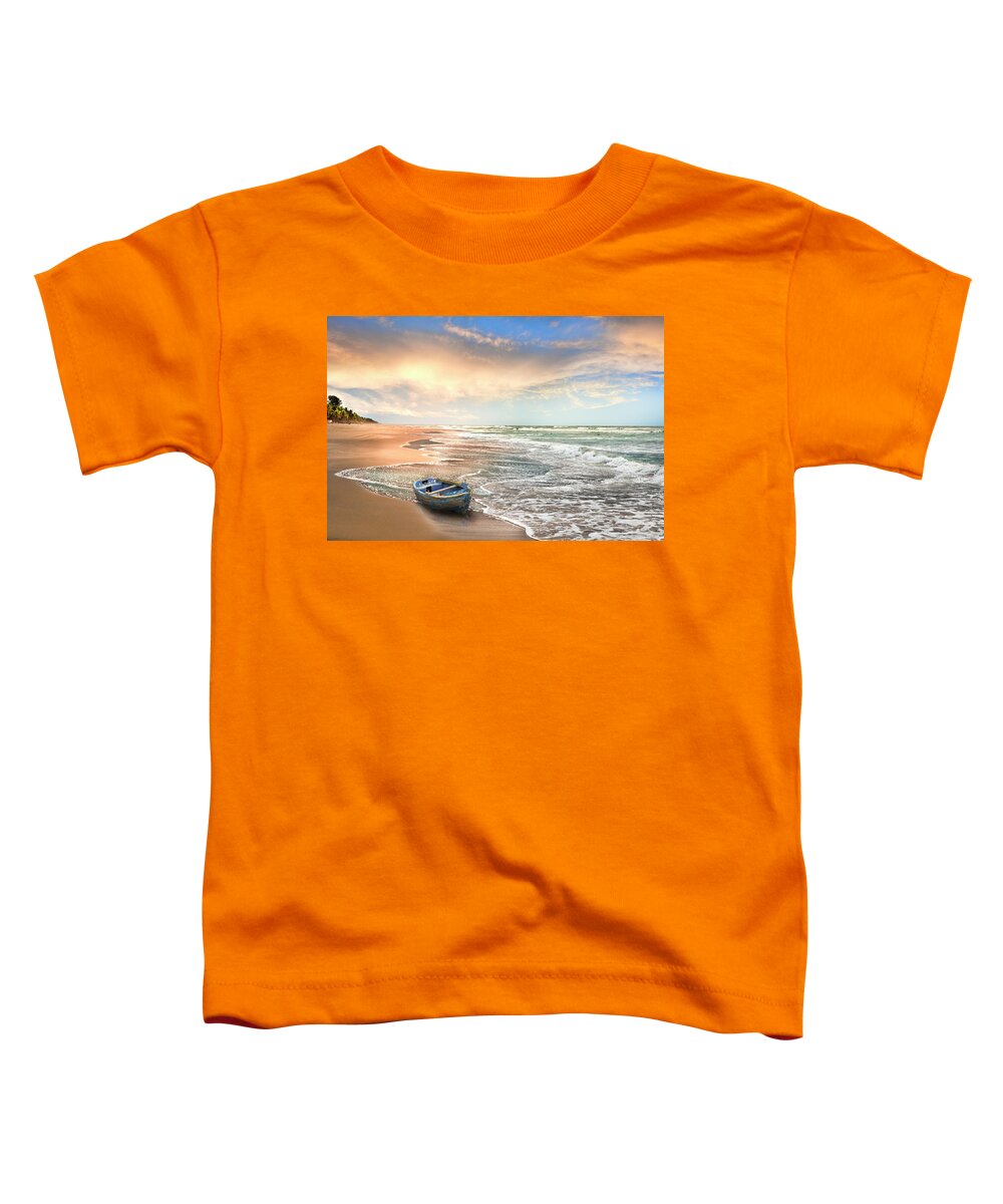 African Toddler T-Shirt featuring the photograph Tide's Coming In #1 by Debra and Dave Vanderlaan