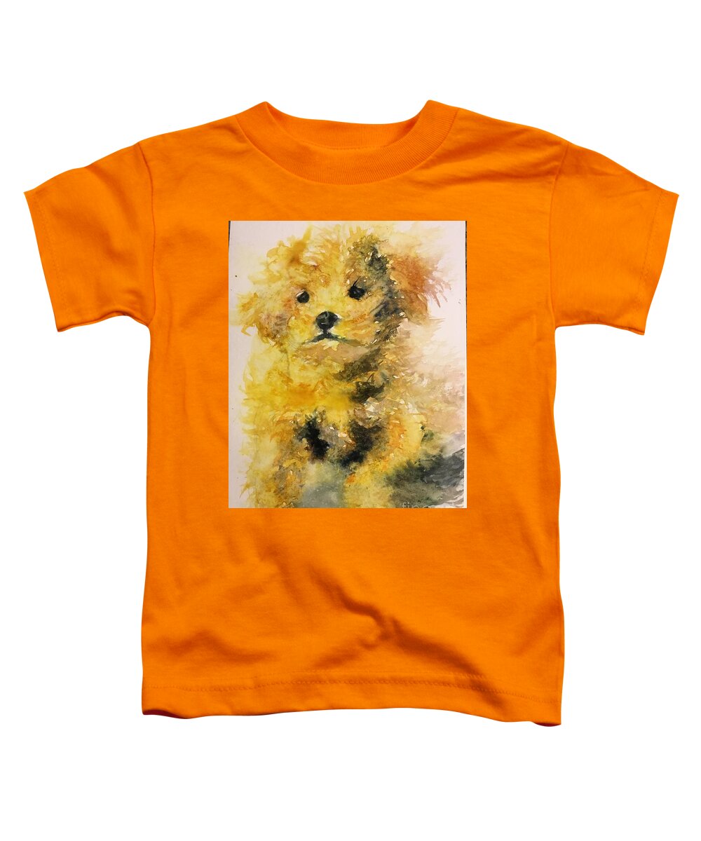1092019 Toddler T-Shirt featuring the painting 1092019 by Han in Huang wong