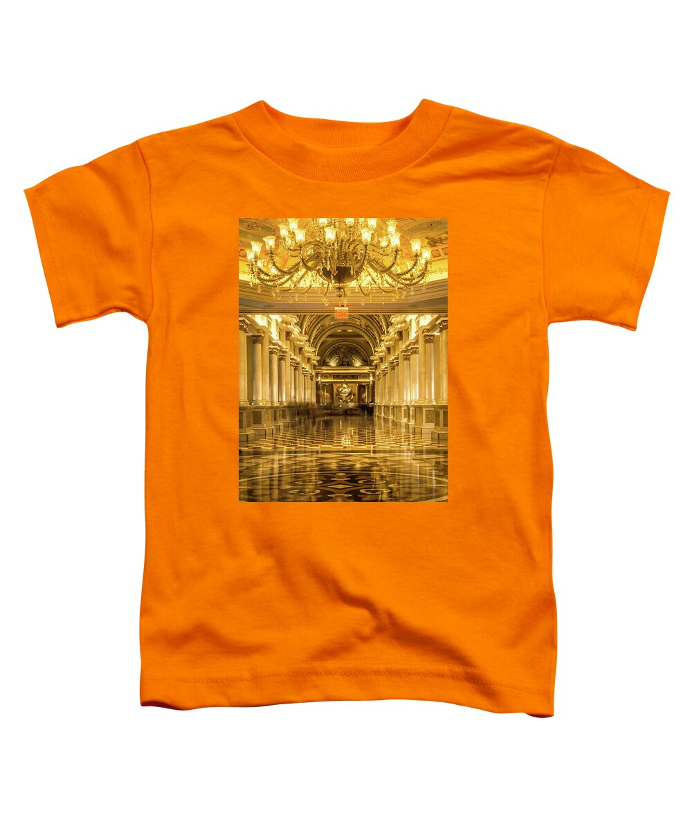 Casino Toddler T-Shirt featuring the photograph Las vegas nevada luxurious architecture #4 by Alex Grichenko