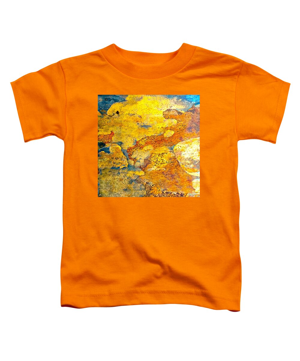 Abstract Photograph Toddler T-Shirt featuring the mixed media 61 Stone8 faa by Michael Bobay