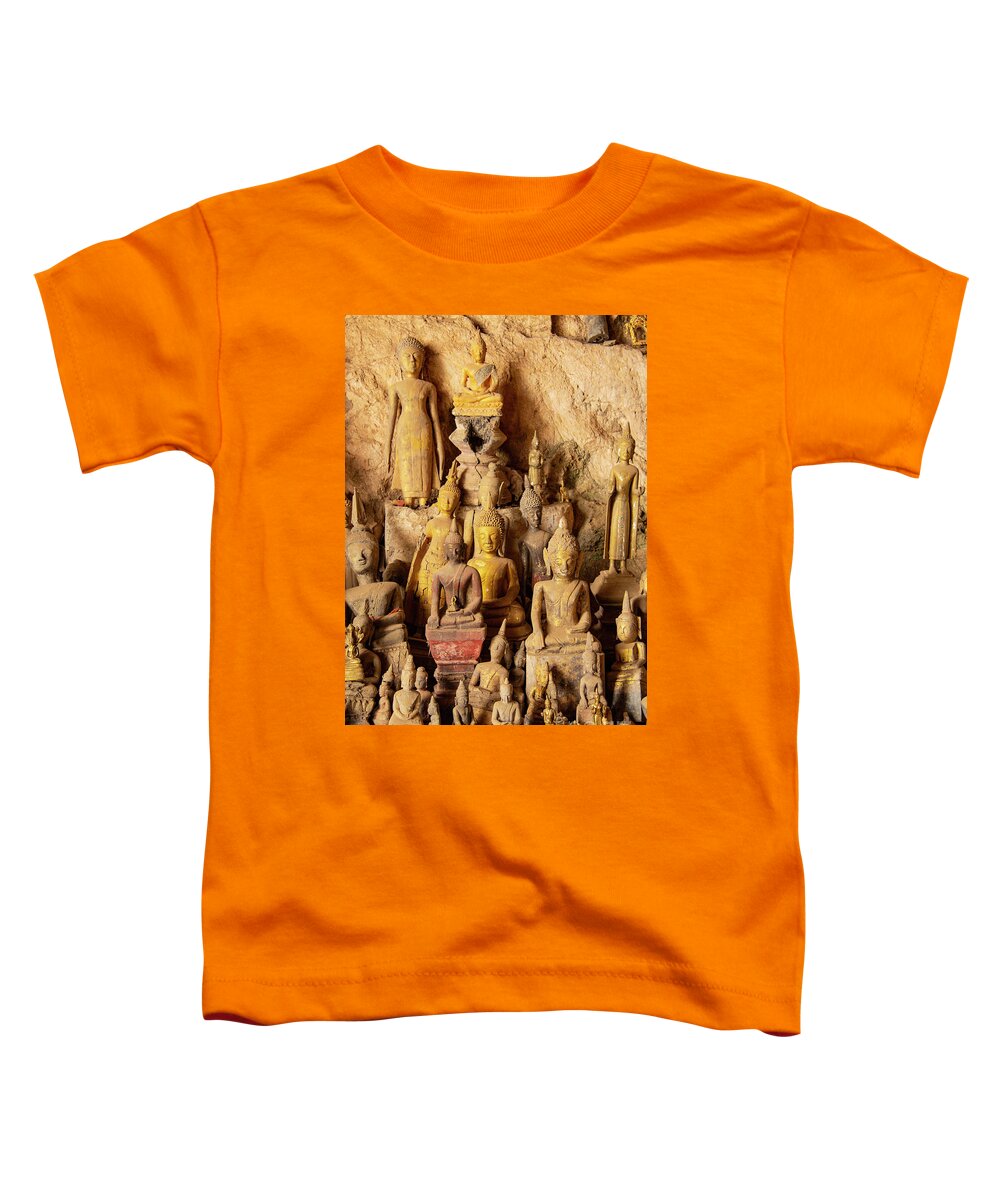 Pak Ou Caves Toddler T-Shirt featuring the photograph A Few of the 5000 by Bob Phillips