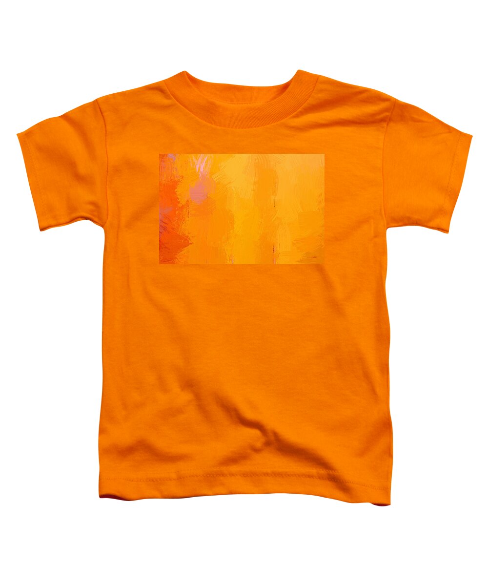 Abstract Toddler T-Shirt featuring the painting Abstract - DWP1530811 by Dean Wittle