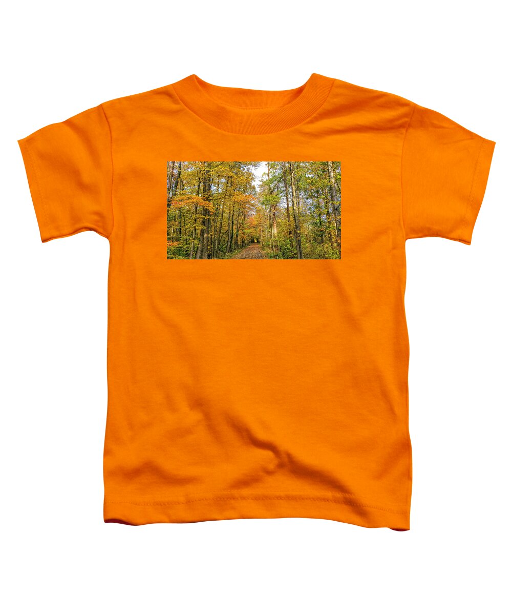 Autumn Leaves Toddler T-Shirt featuring the photograph Autumn Leaves by Chris Spencer
