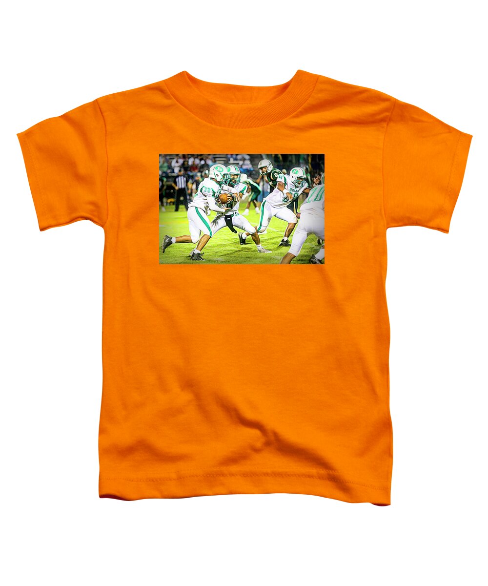 Sports Toddler T-Shirt featuring the mixed media First Option 3 by James Spears