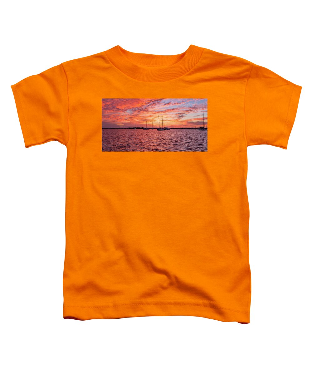 Florida Toddler T-Shirt featuring the photograph Florida Keys Sunset by Mark Duehmig