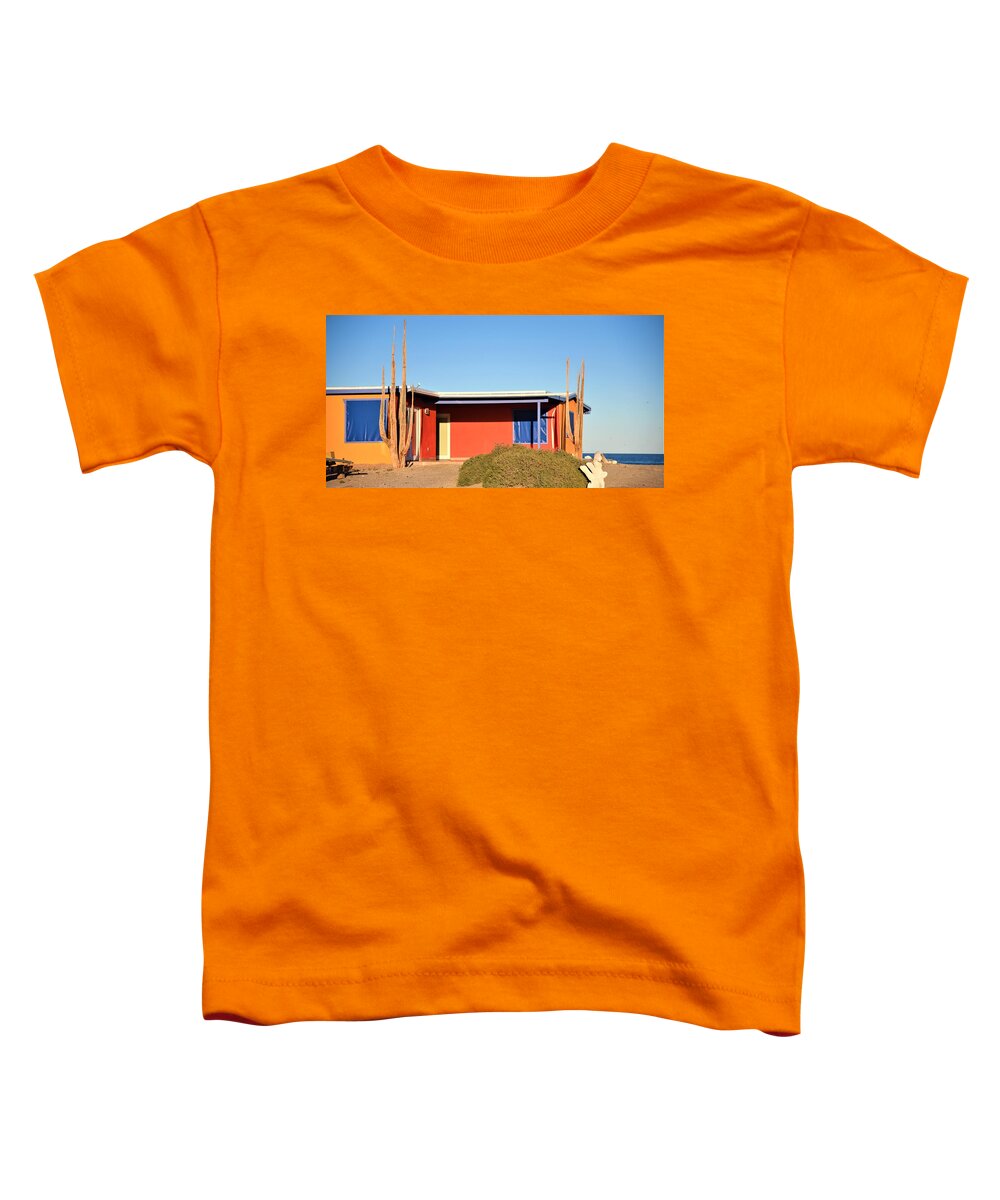 Gonzaga Bay Toddler T-Shirt featuring the photograph Gonzaga Bay, Baja by Lisa Dunn