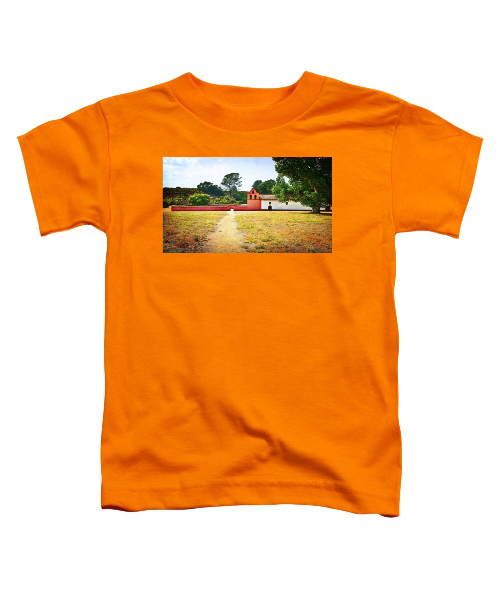 Mission Toddler T-Shirt featuring the photograph La Purisima Mission by Glenn McCarthy Art and Photography