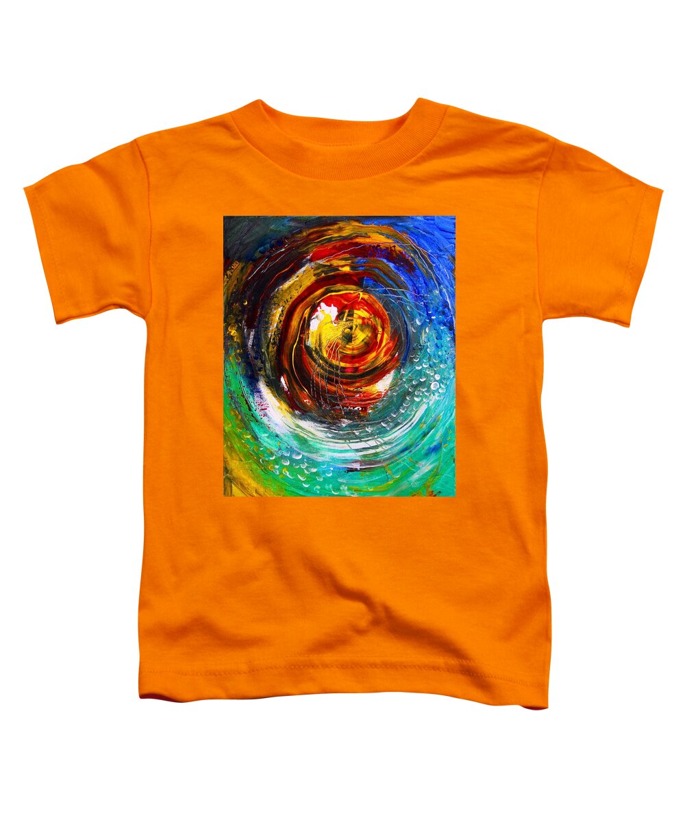 Abstract Toddler T-Shirt featuring the painting Necessary Anchor by J Vincent Scarpace