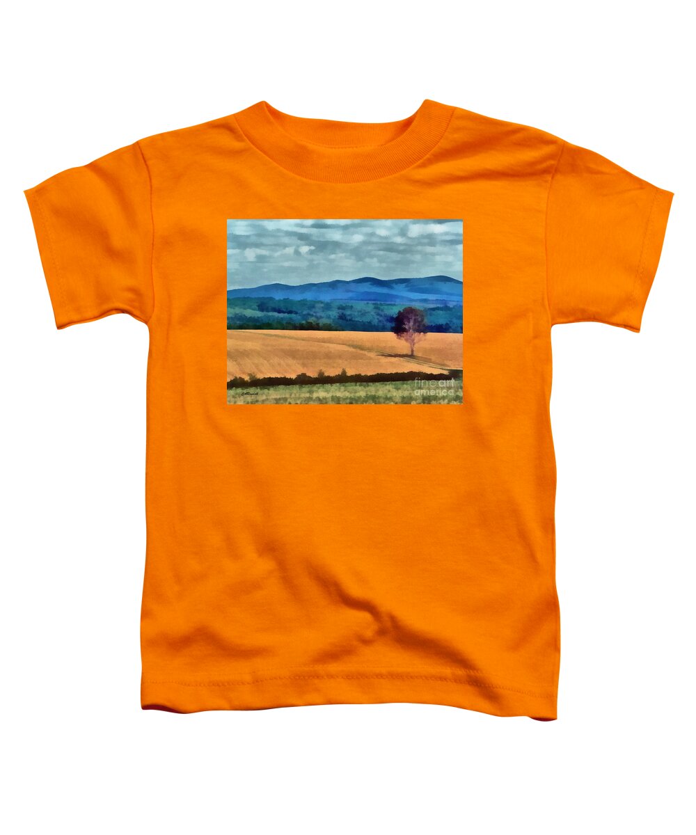 Field Toddler T-Shirt featuring the photograph Out Standing In My Field by Carol Randall