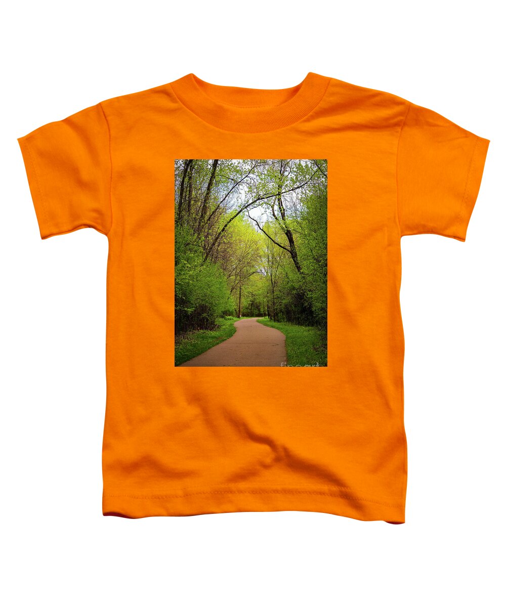 Trees Toddler T-Shirt featuring the photograph Path in the Forest by Susan Rydberg