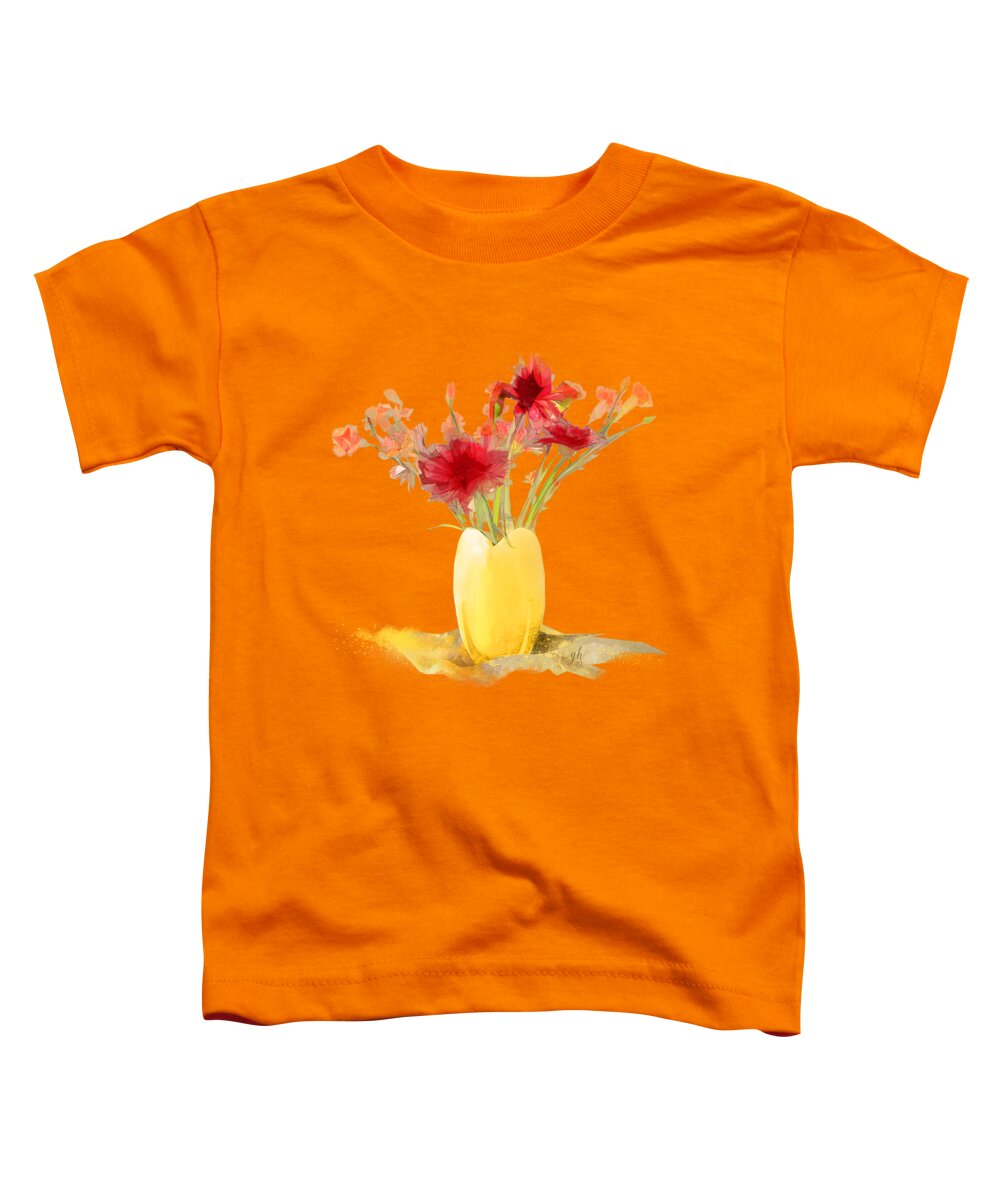 Still Life Toddler T-Shirt featuring the digital art Rise Up Singing by Gina Harrison