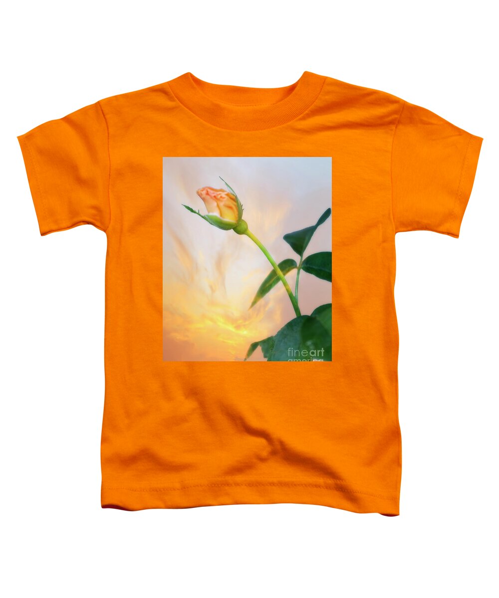 Flower Toddler T-Shirt featuring the photograph Rising with the Sun by Joan Bertucci